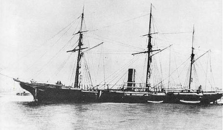 The 1838 US Navy Sloop 'Yorktown'